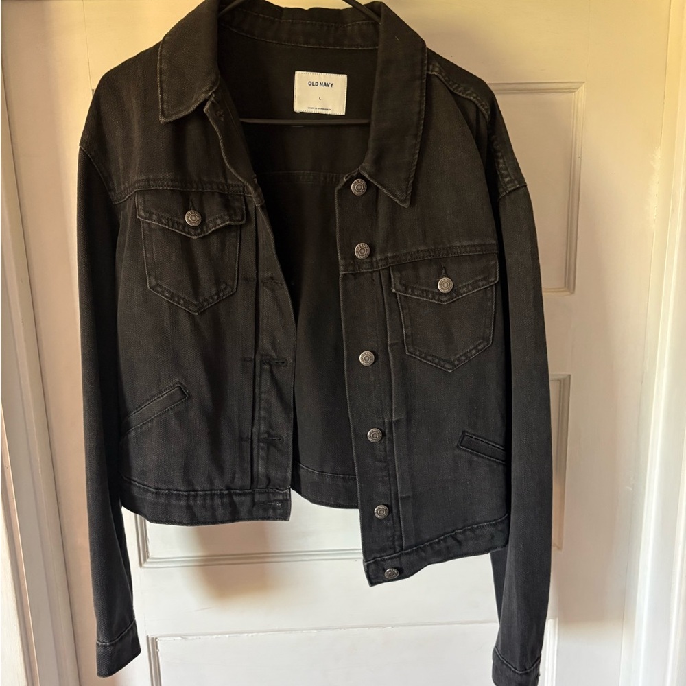 Old Navy Black Denim Jacket